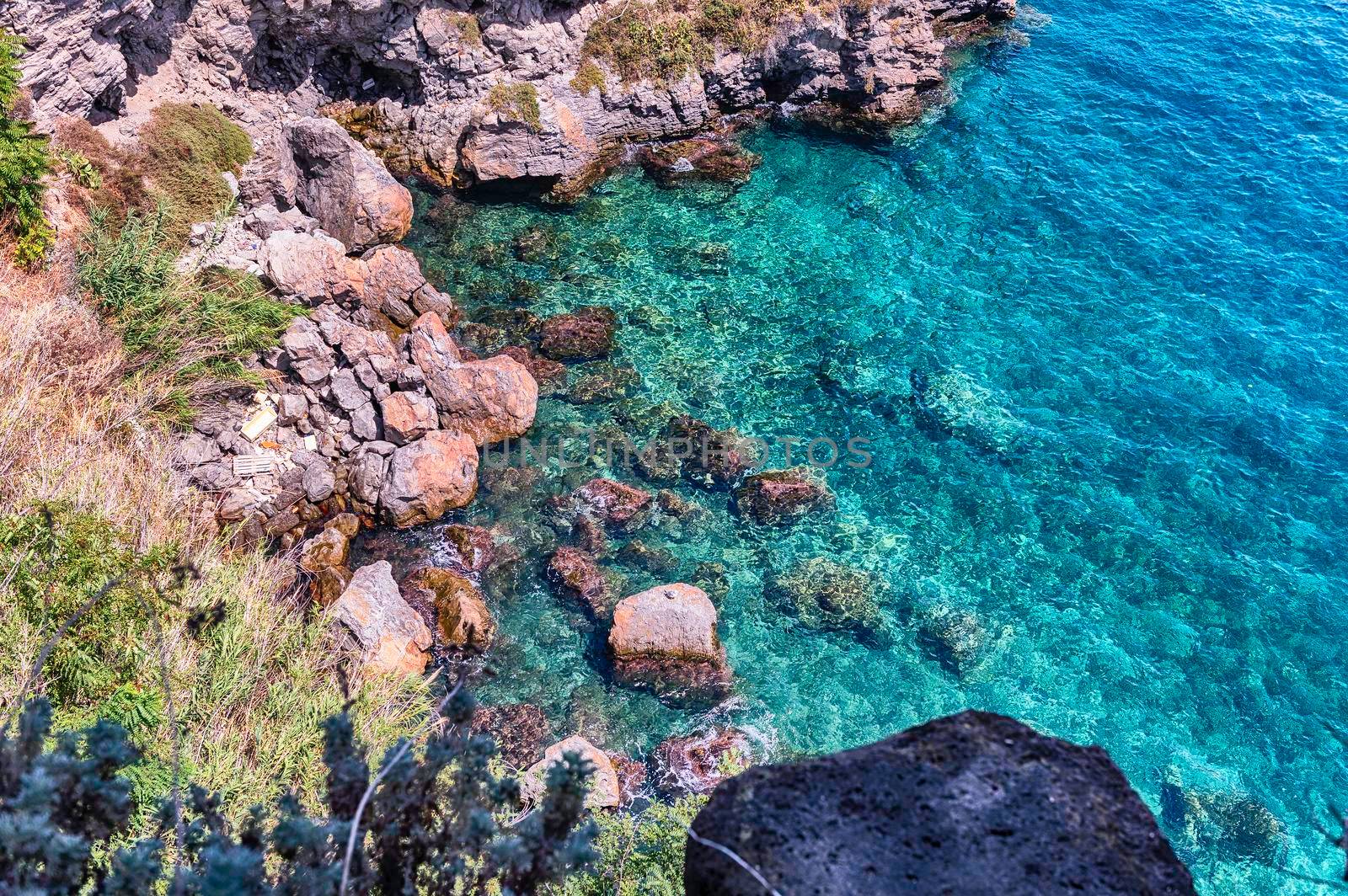 The scenic waterfront of Lipari, Aeolian Islands, Italy by marcorubino
