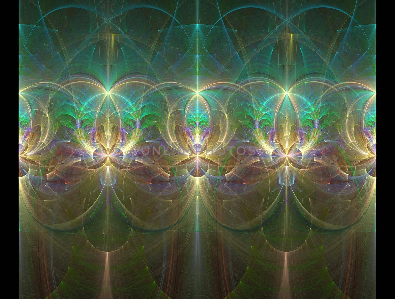 Imaginatory lush fractal texture image abstract background