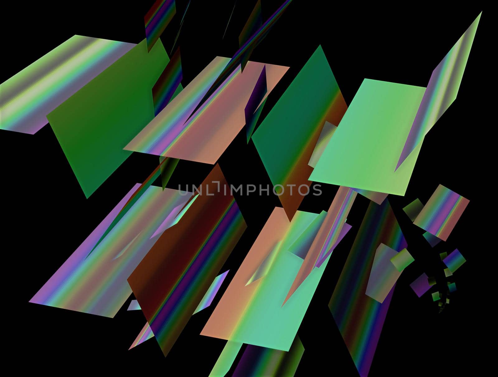 Imaginatory lush fractal texture image abstract background