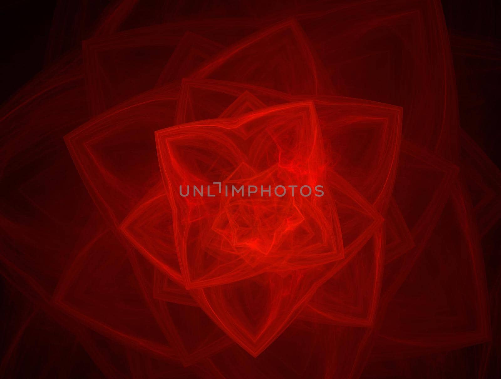 Imaginatory lush fractal texture image abstract background