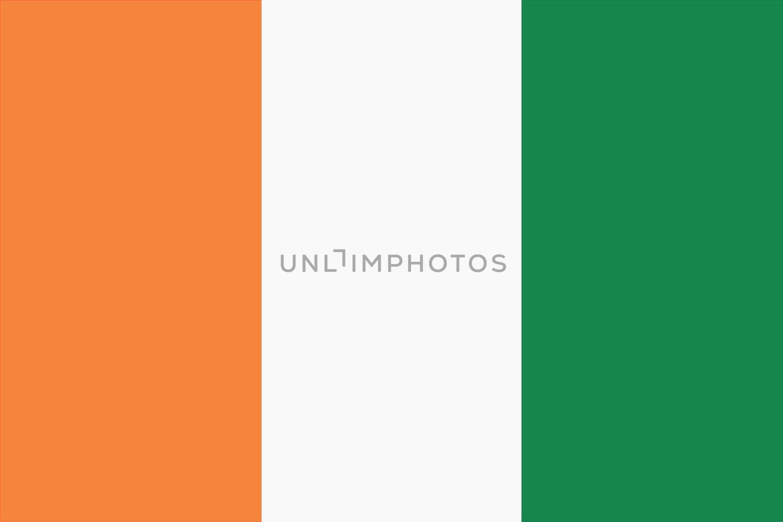 A Ivory Coast flag background illustration large file