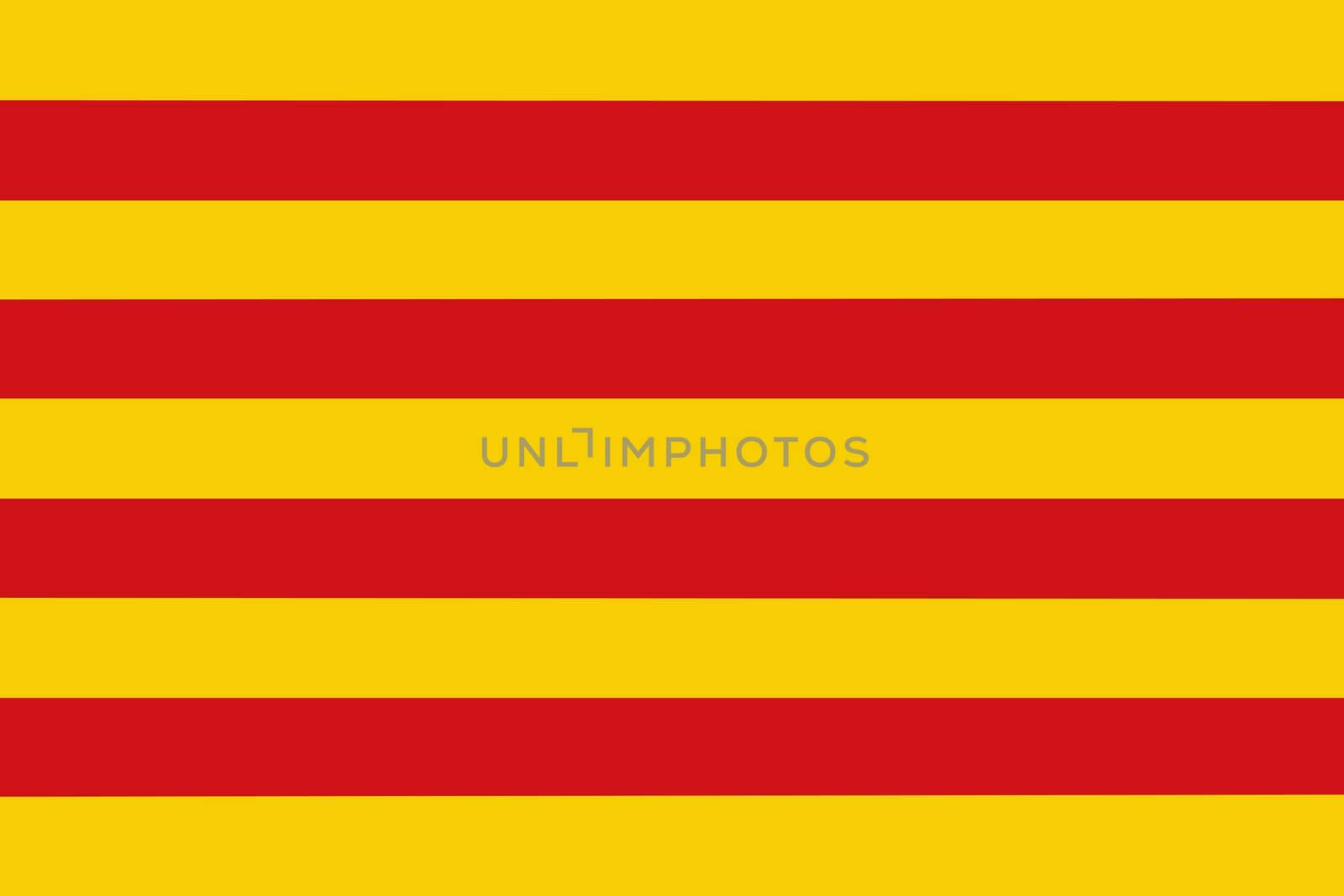 A Catalonia flag background illustration large file red yellow