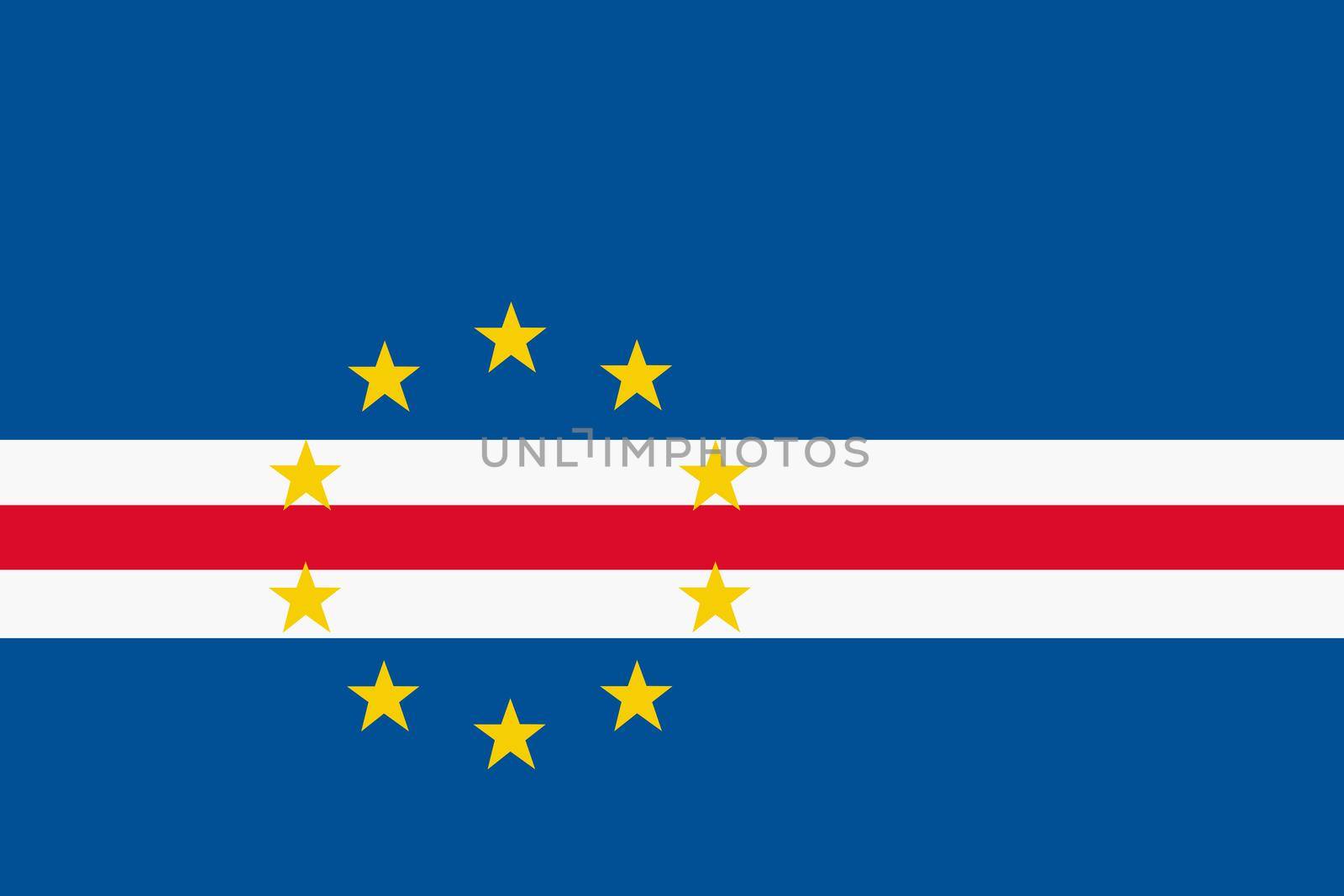 A Cape Verde flag background illustration large file