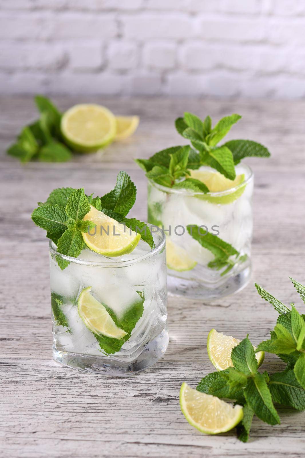 Refreshing summer cocktail mojito by Apolonia