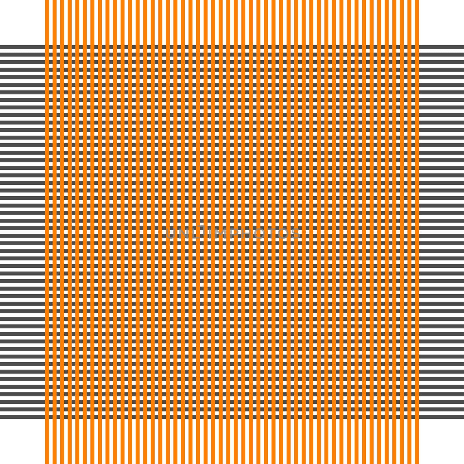 Overlapping of brown and gray stripes on a white background