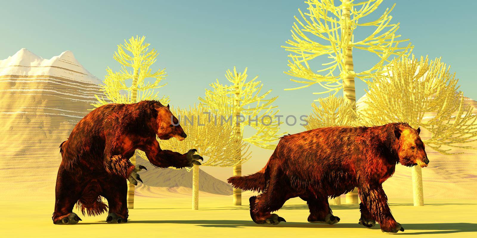 Megatherium Animals by Catmando