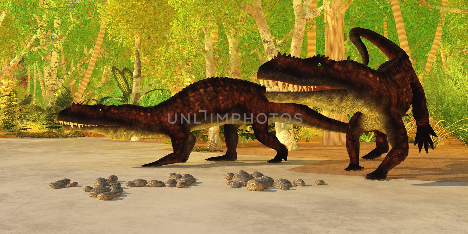 Prestosuchus was an archosaur predator much like the crocodile of today. It lived during the Triassic Period of Brazil.