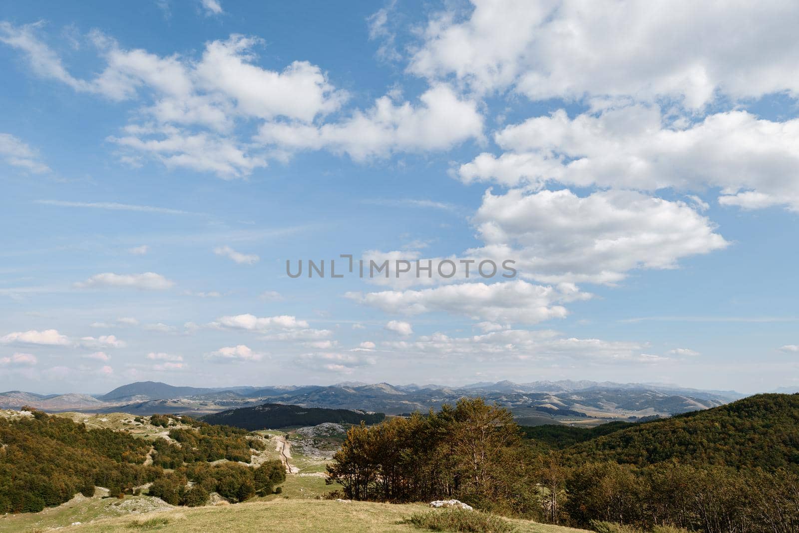 Alpine landscape in Durmitor National Park. High quality photo