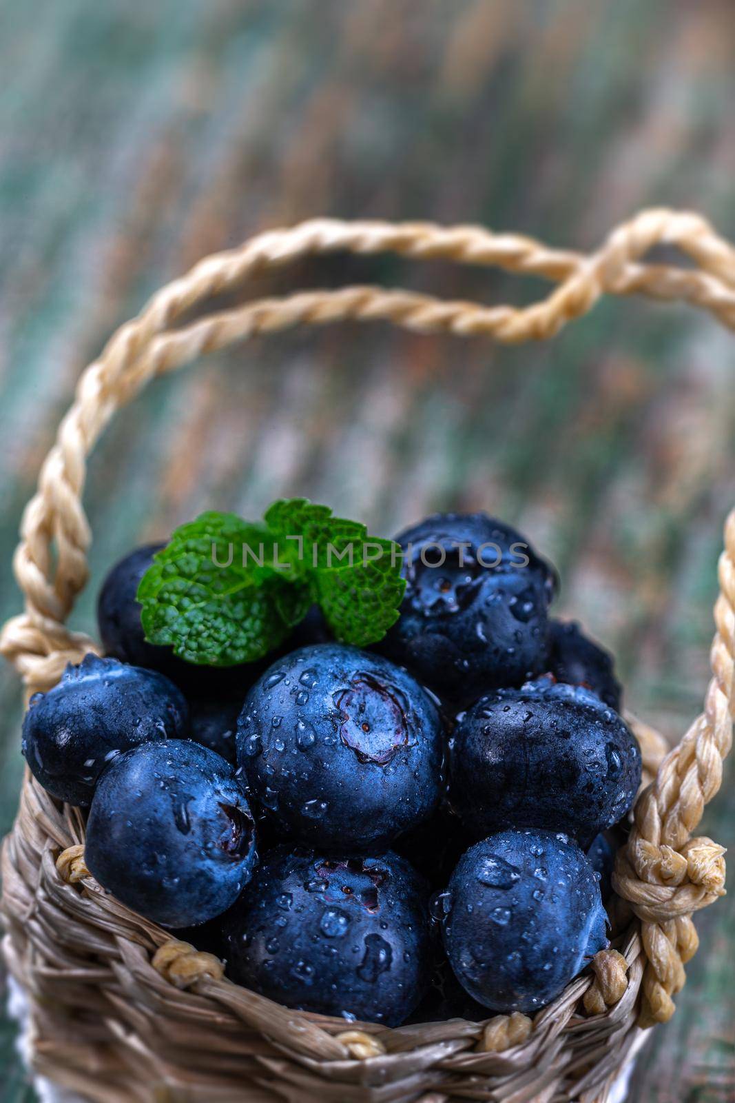 Blueberries Vaccinium myrtillusgastronomy and herbal medicine by JPC-PROD