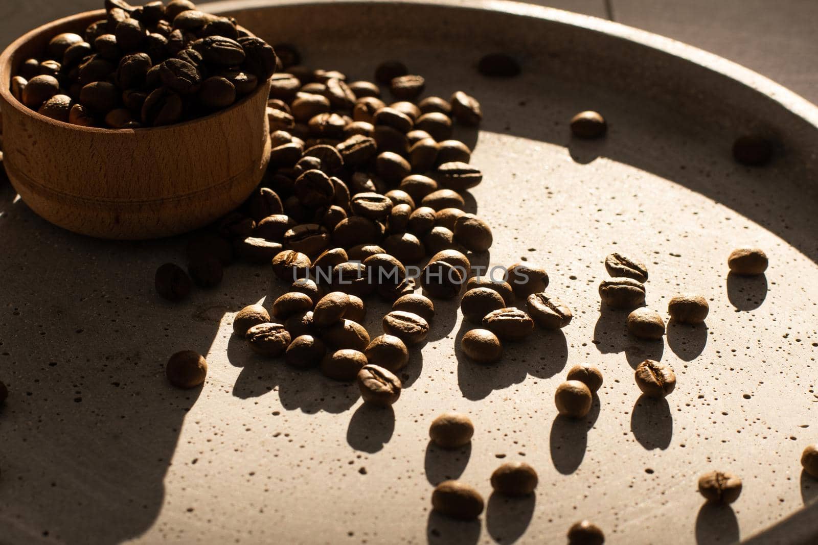 roasted coffee beans, can be used as a background by Andelov13