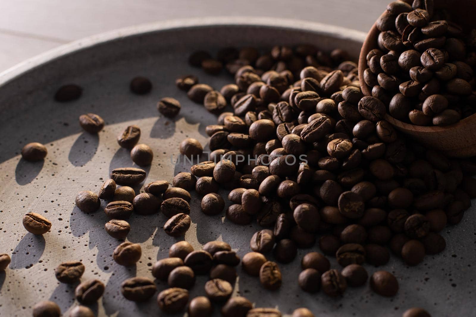 roasted coffee beans, can be used as a background by Andelov13
