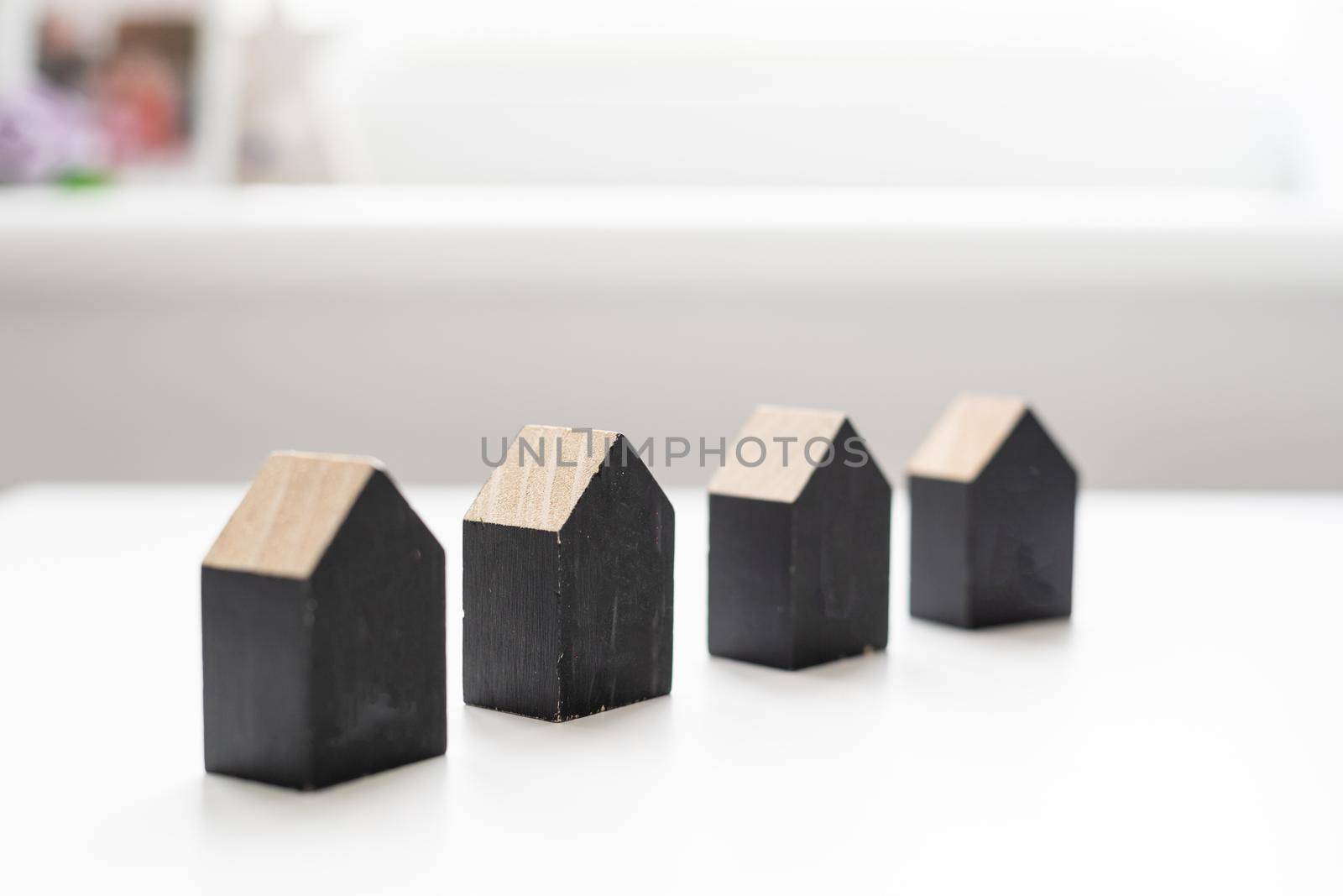 wooden toy cubes with letters. Wooden alphabet blocks.