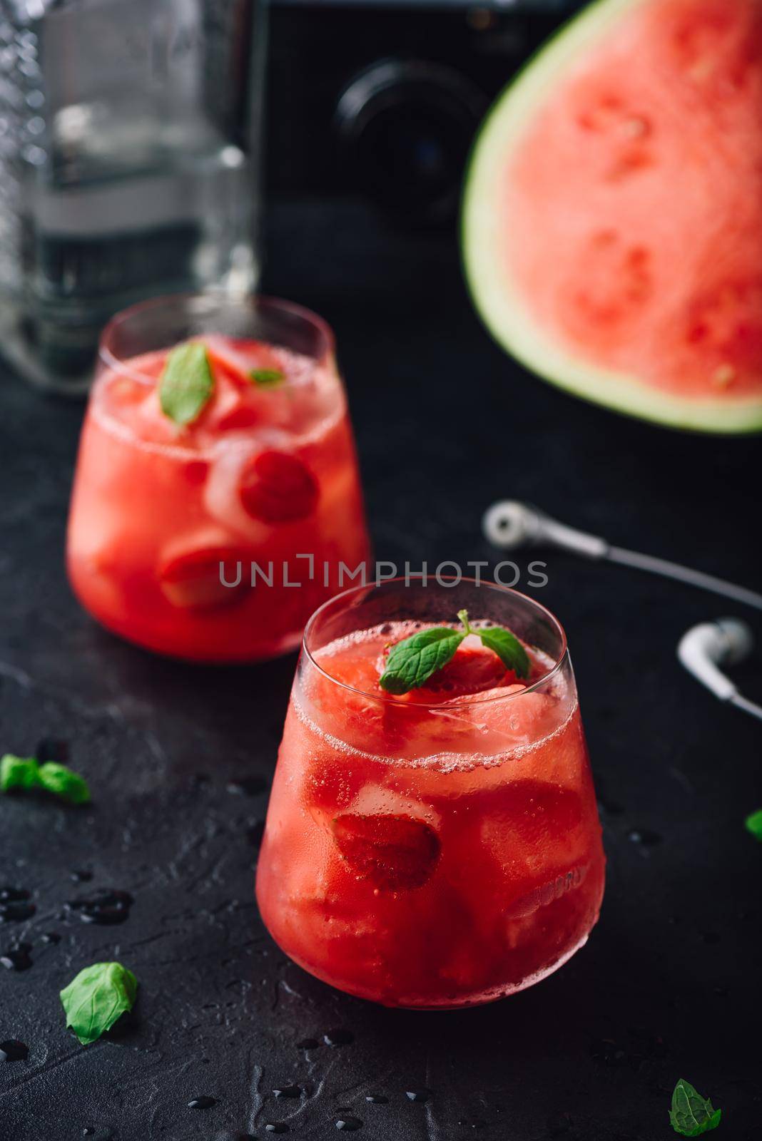 Watermelon and strawberry cocktail by Seva_blsv