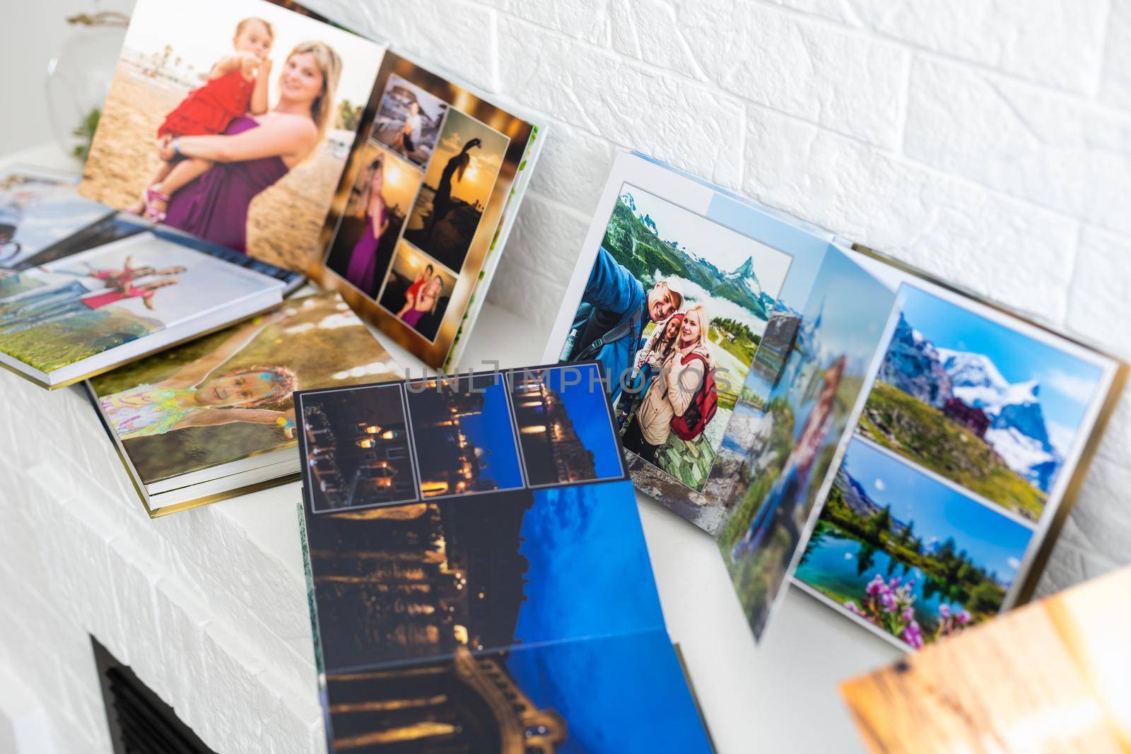 the photo album is decorated in a beautiful photobook. Presented on a white background by Andelov13