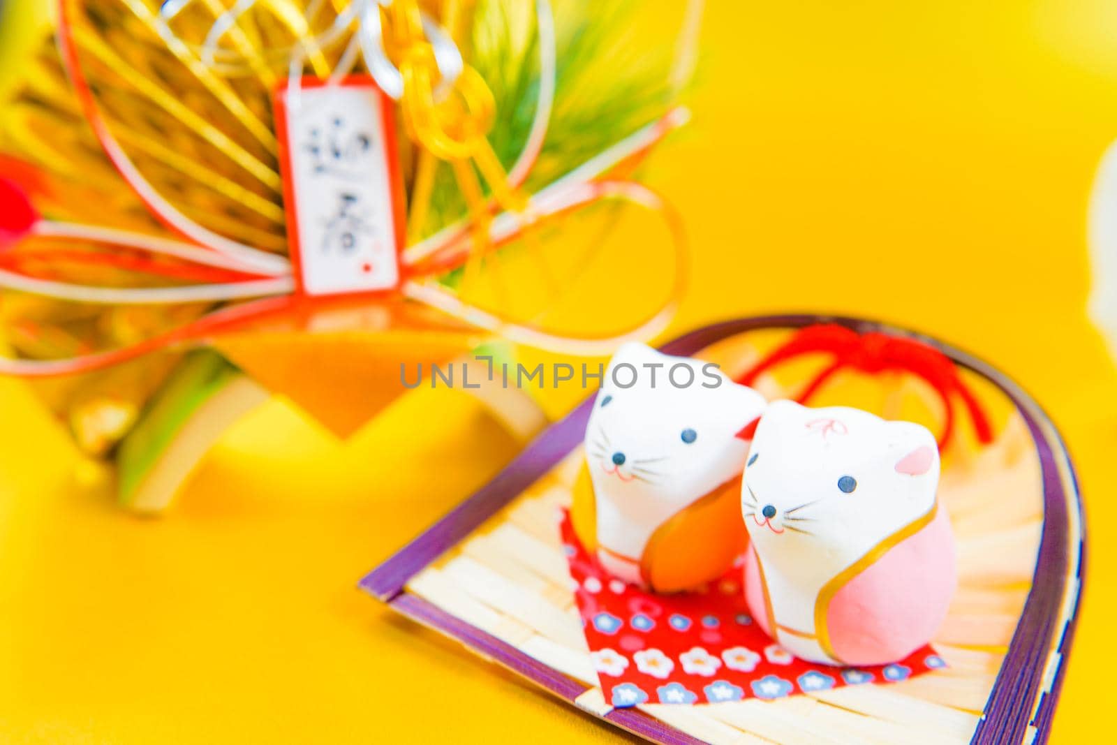 New Years card (New Year Material) of Money Year Year. Shooting Location: Yokohama-city kanagawa prefecture