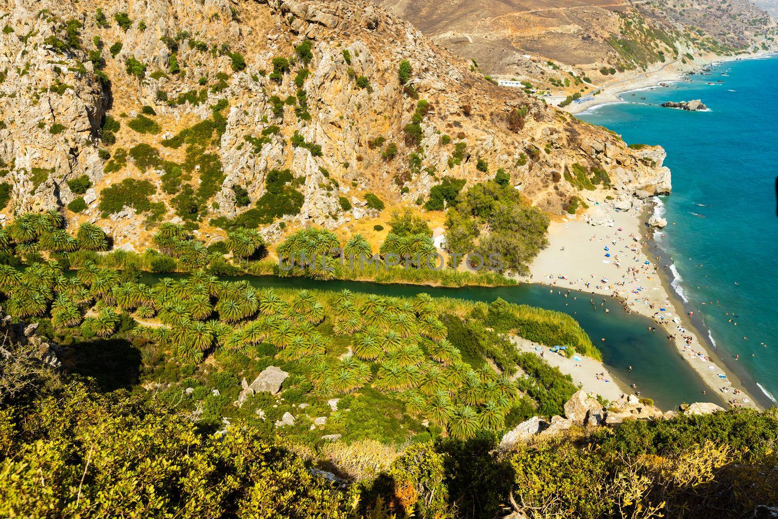 amazing beaches of Greece series -preveli (Crete) by Andelov13