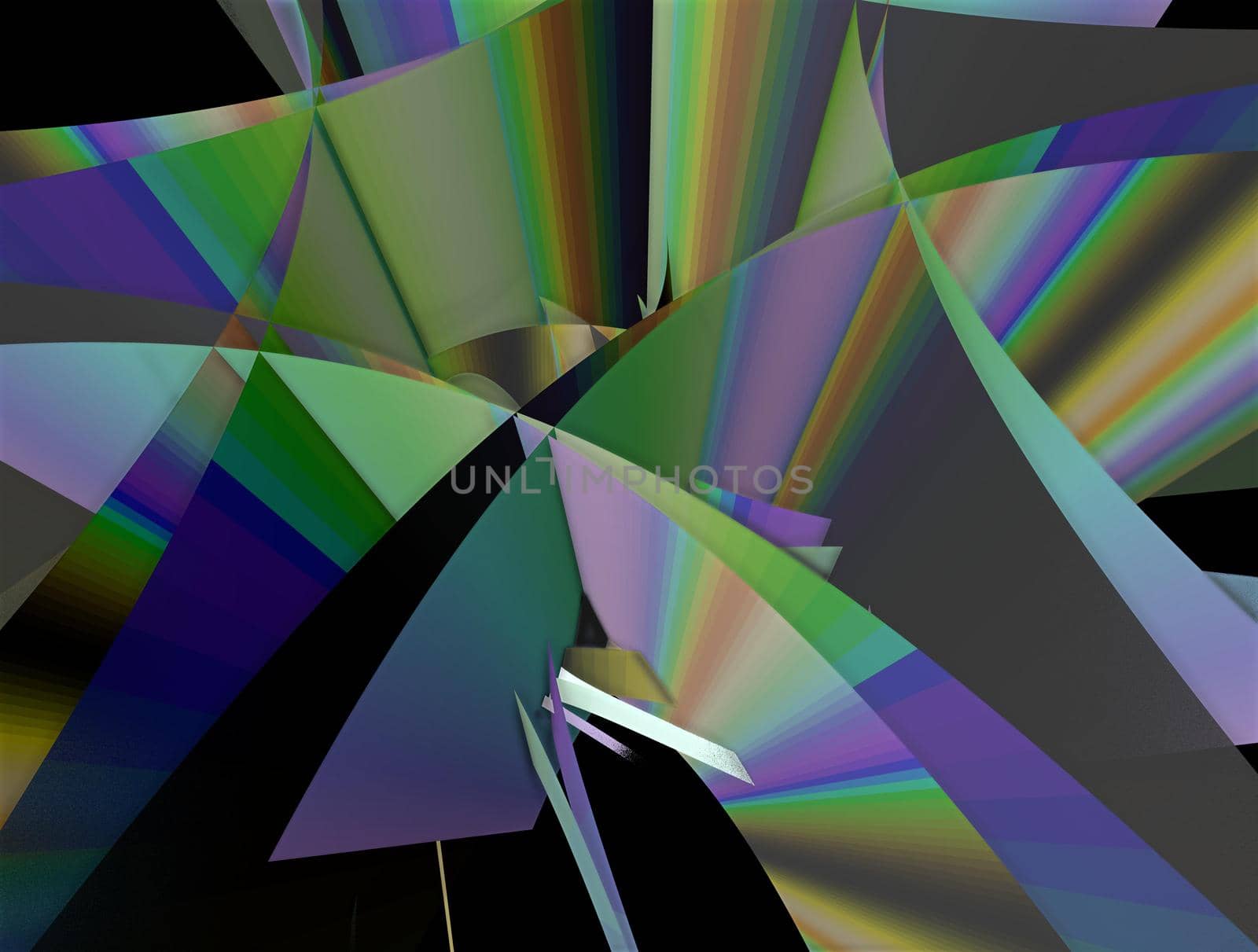 Imaginatory lush fractal texture image abstract background