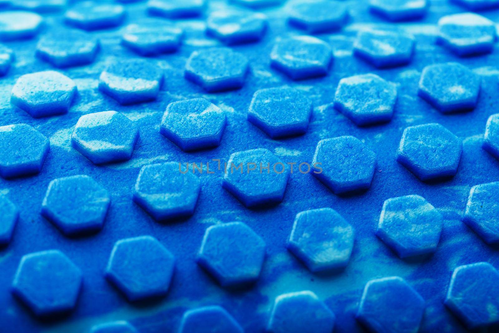 Abstract blue texture with hexagonal cells the Entire screen as the background. Conceptual texture in the hexagon pattern Hades. by AlexGrec