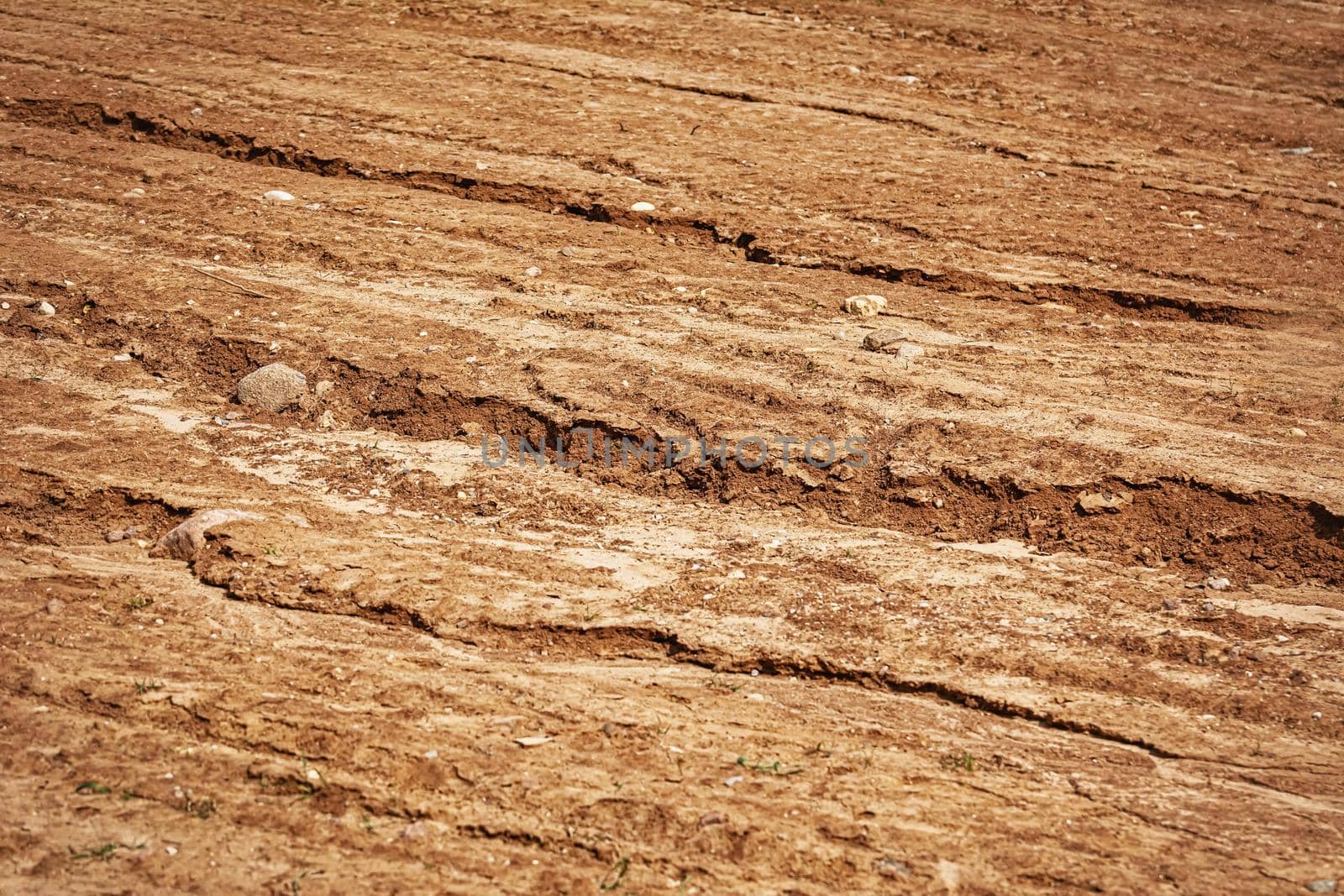 Brown ground abstract background