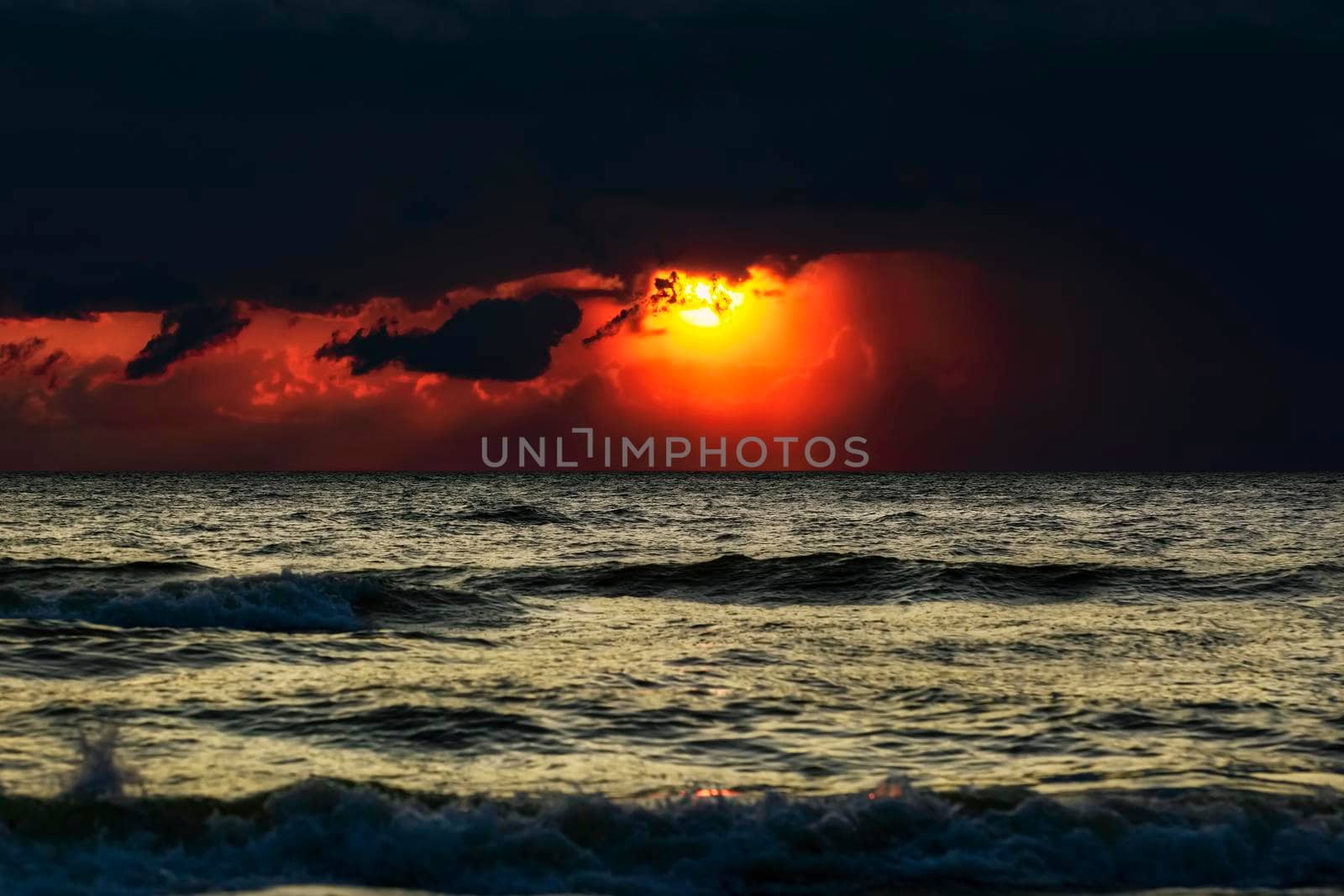 Sunset on the Baltic sea by SNR
