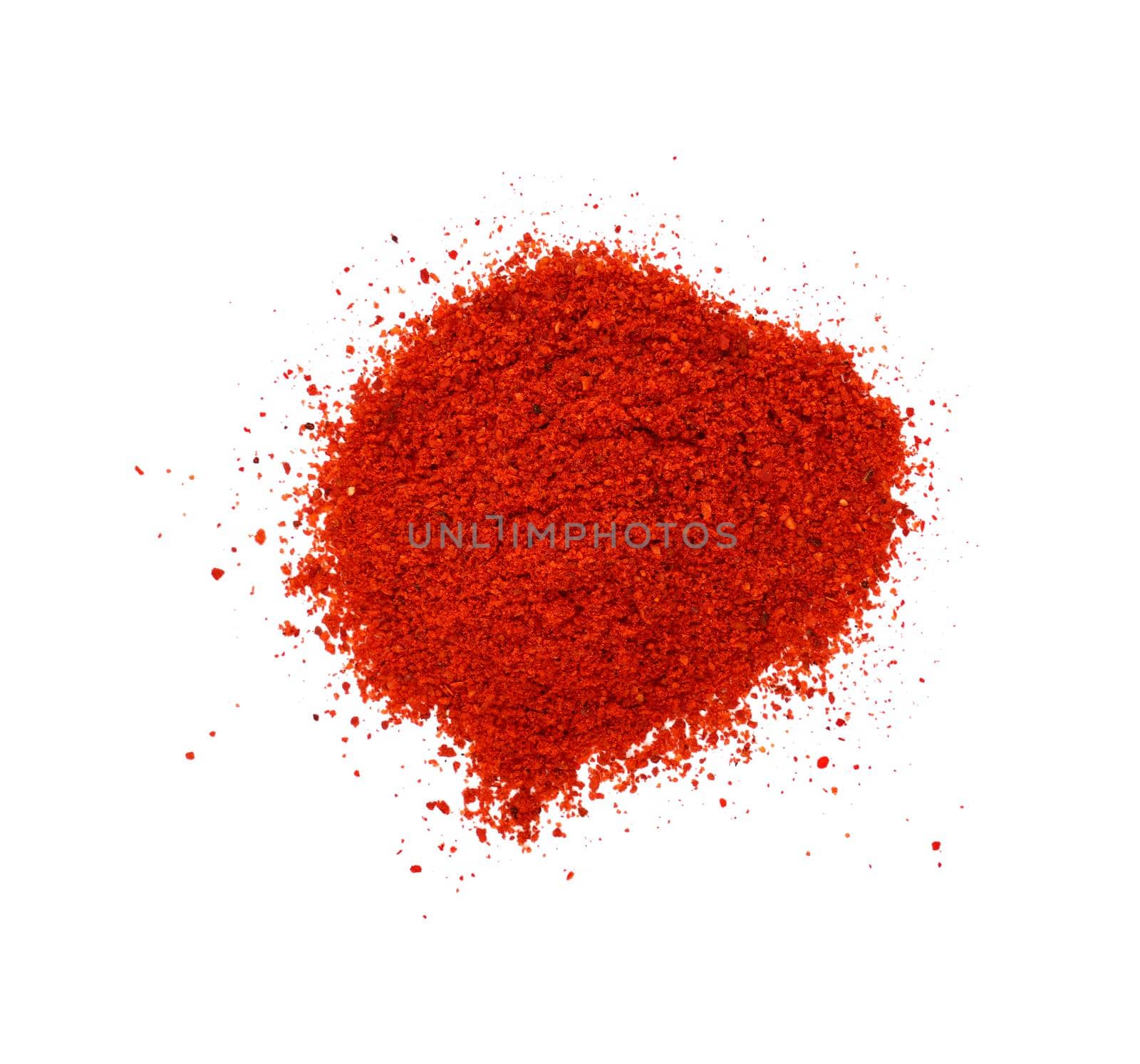 Heap of dried red hot chili pepper by BreakingTheWalls