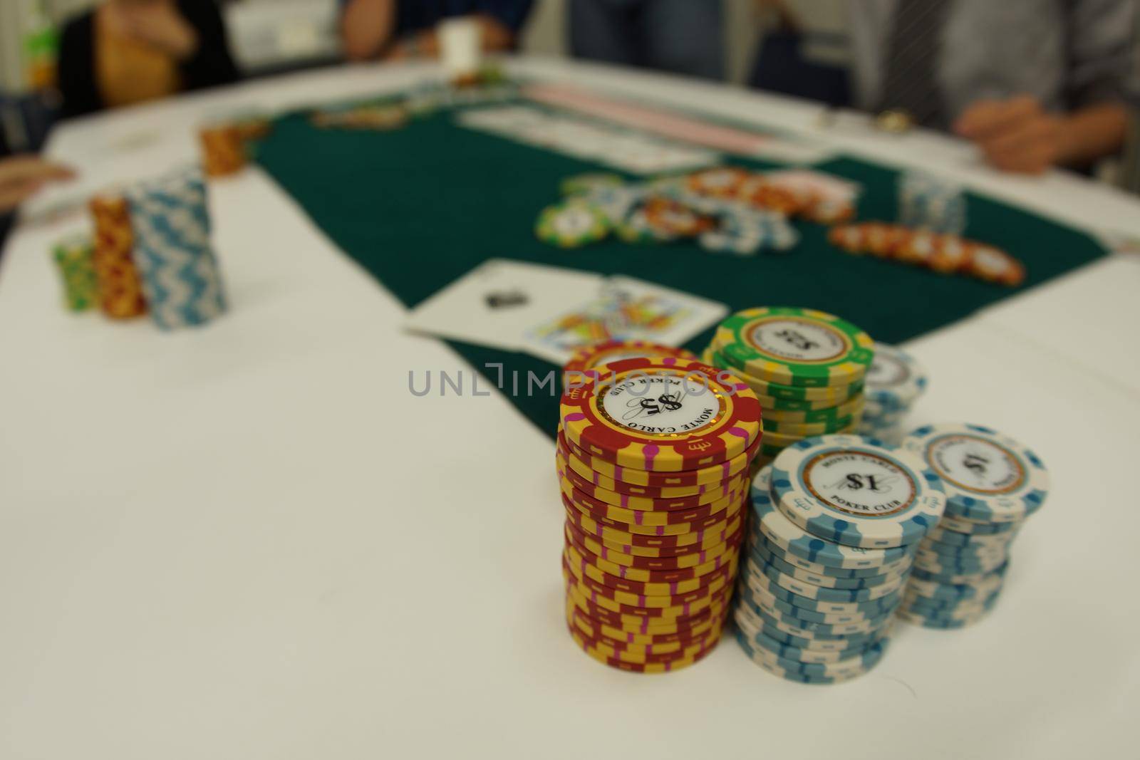 Casino Poker Image (Texas Holdem). Shooting Location: Tokyo metropolitan area