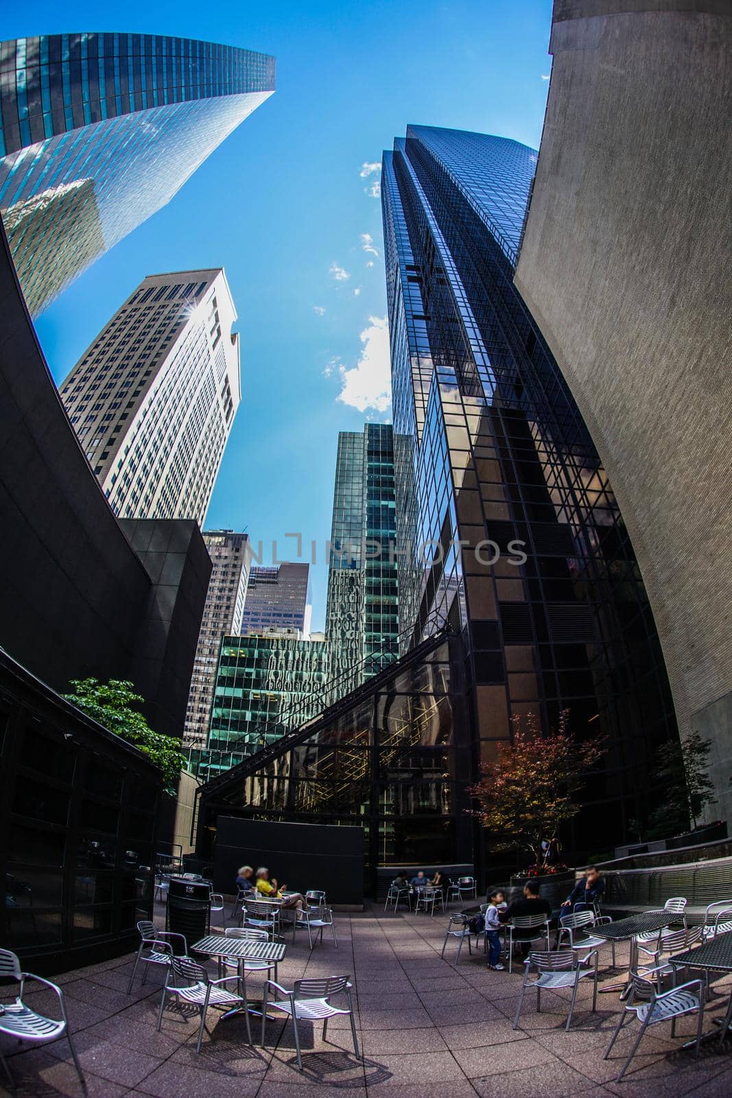 Building of New York Manhattan. Shooting Location: New York, Manhattan