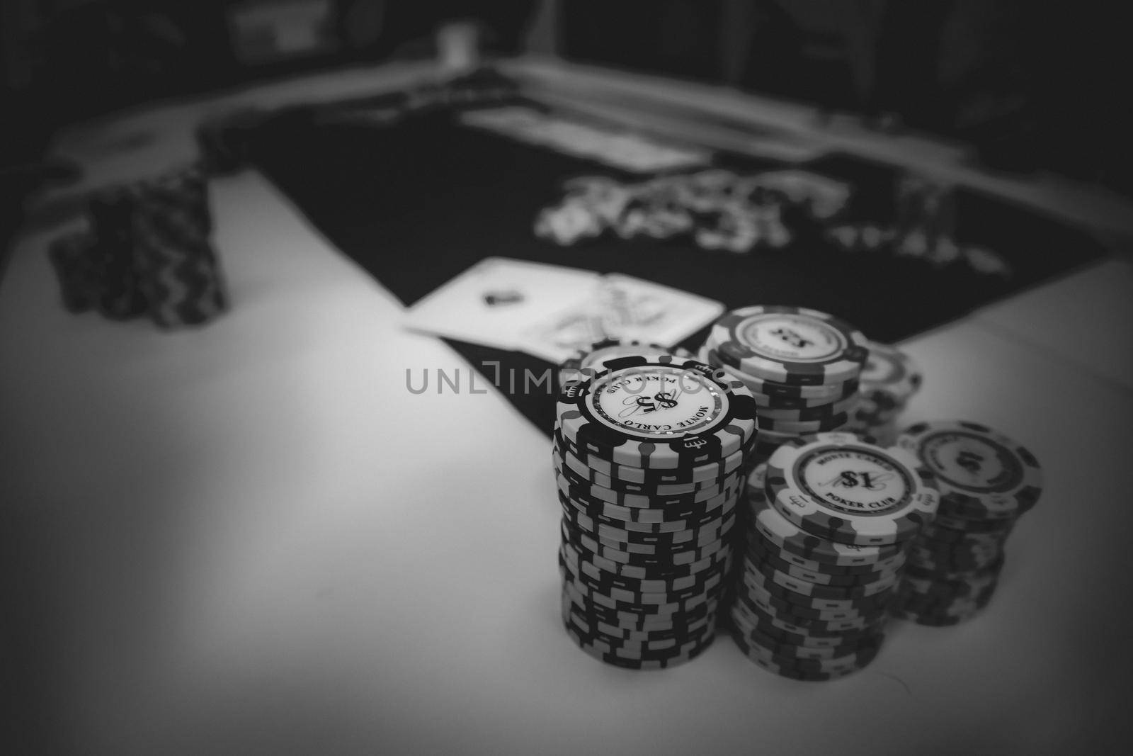 Image of Texas Holdem (Poker). Shooting Location: Tokyo metropolitan area