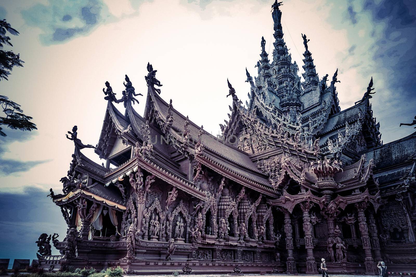 Sanctuari Oob Truth (Thailand Kingdom, Pattaya). Shooting Location: Thailand, Pattaya