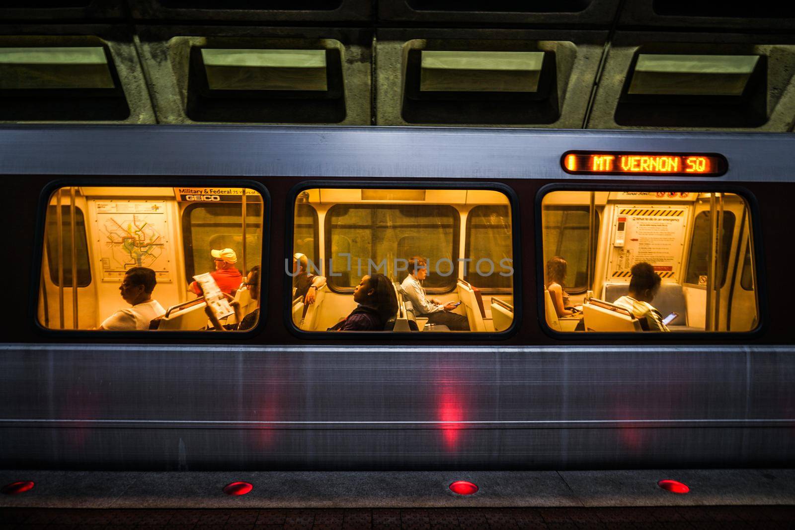 Washington DC Subway. Shooting Location: Washington DC