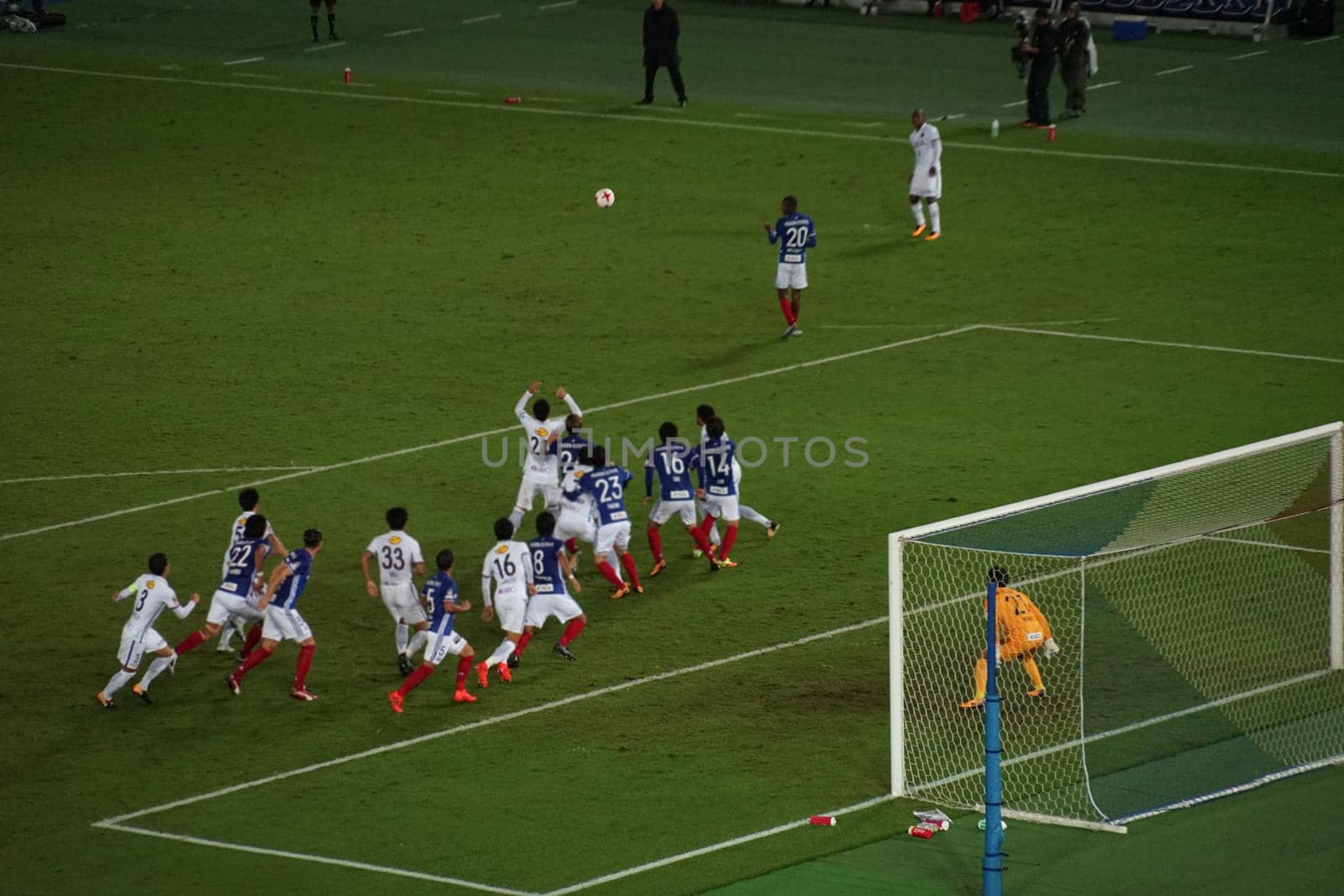 Soccer match image. Shooting Location: Yokohama-city kanagawa prefecture