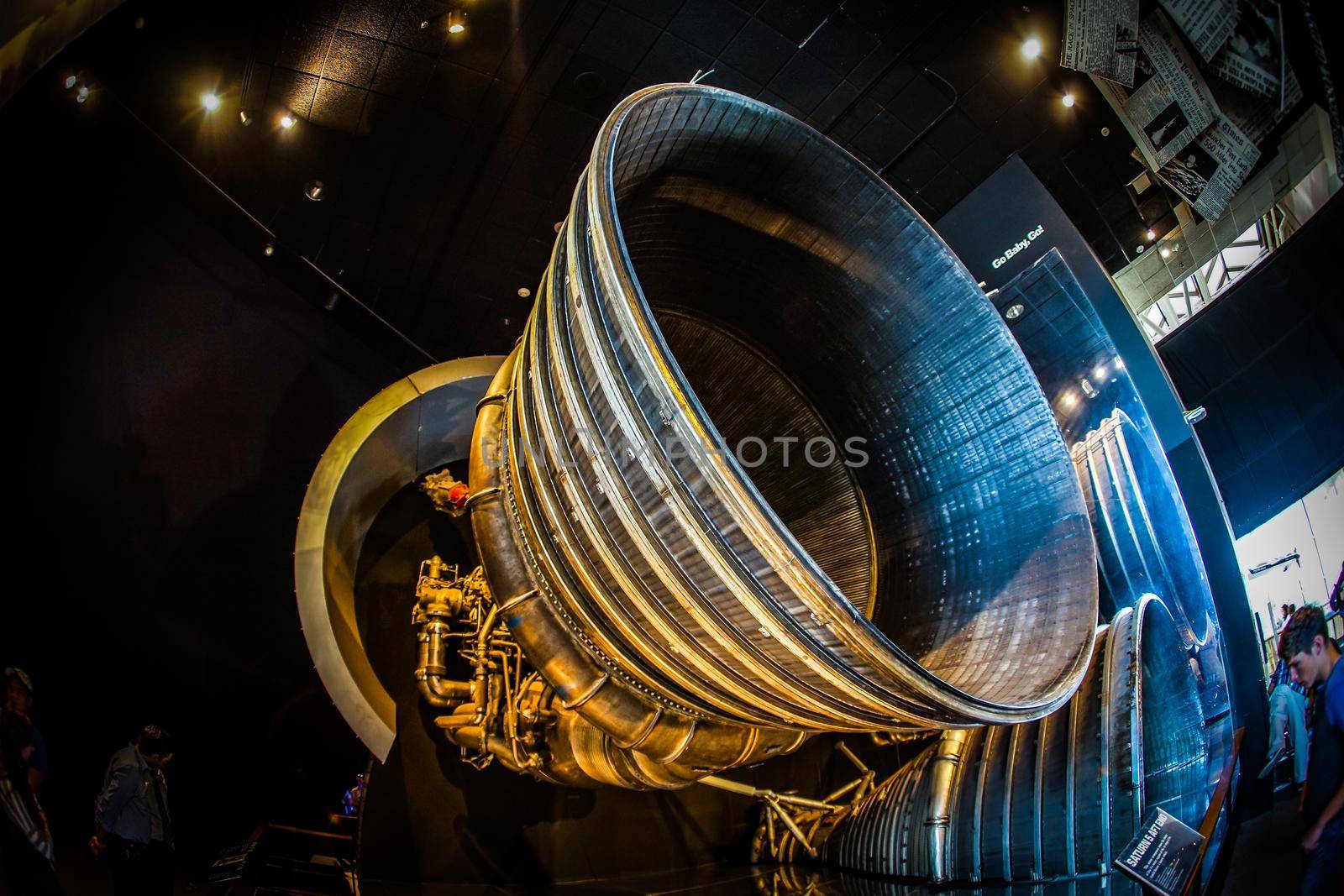 Rocket engine image. Shooting Location: Washington DC