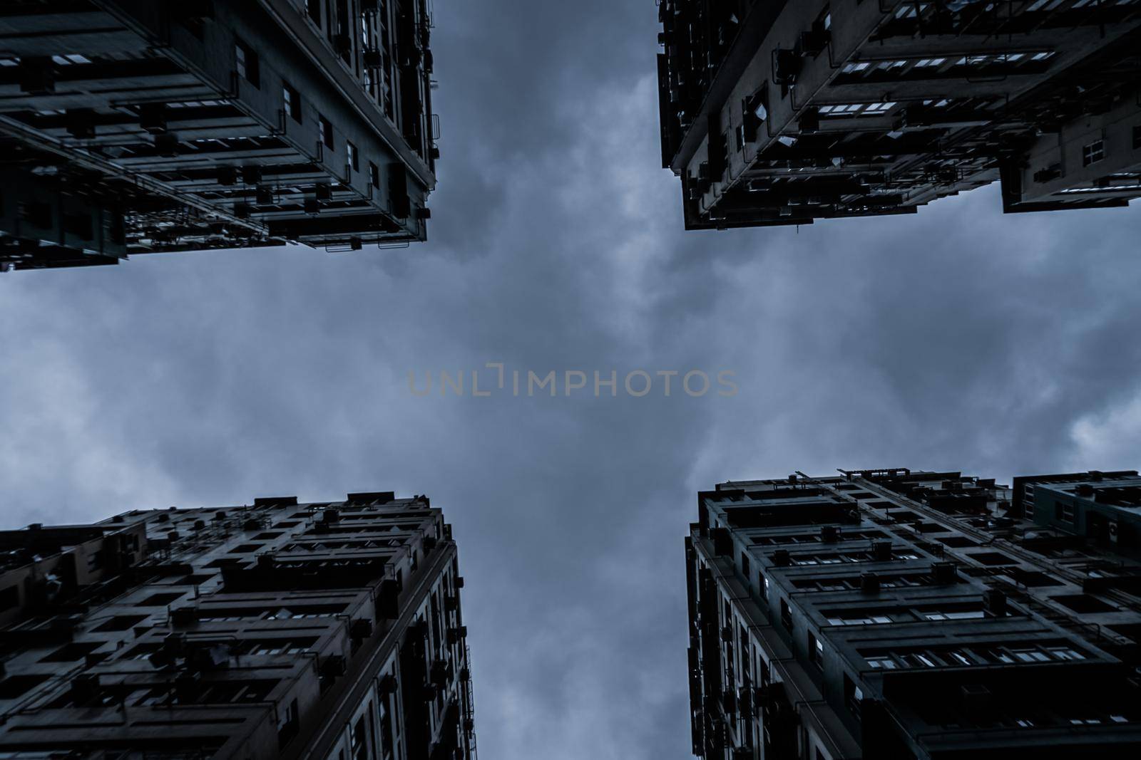 Hong Kong Huge Meeting Housing. Shooting Location: Hong Kong Special Administrative Region