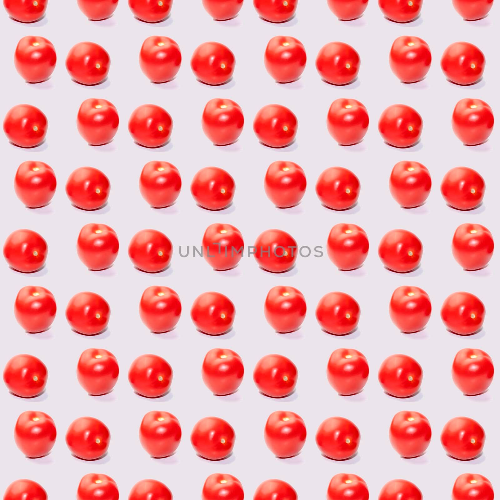 seamless tomato pattern on white background photo by roman112007