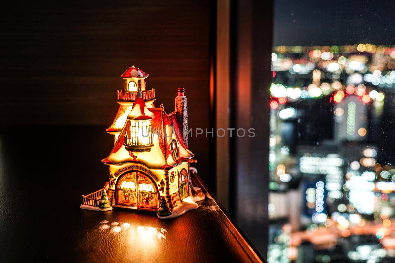 Western architectural house antique and night view. Shooting Location: Tokyo metropolitan area
