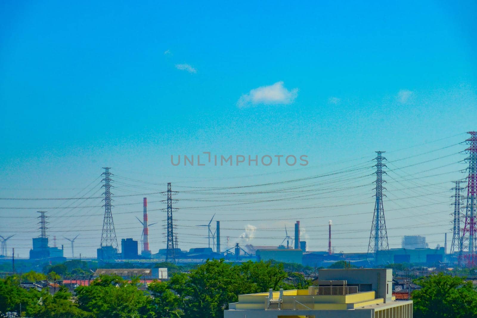 Kashima Rinkle Industrial Zone and Kashima Town. Shooting Location: Tskuba-city, Ibaraki-pref