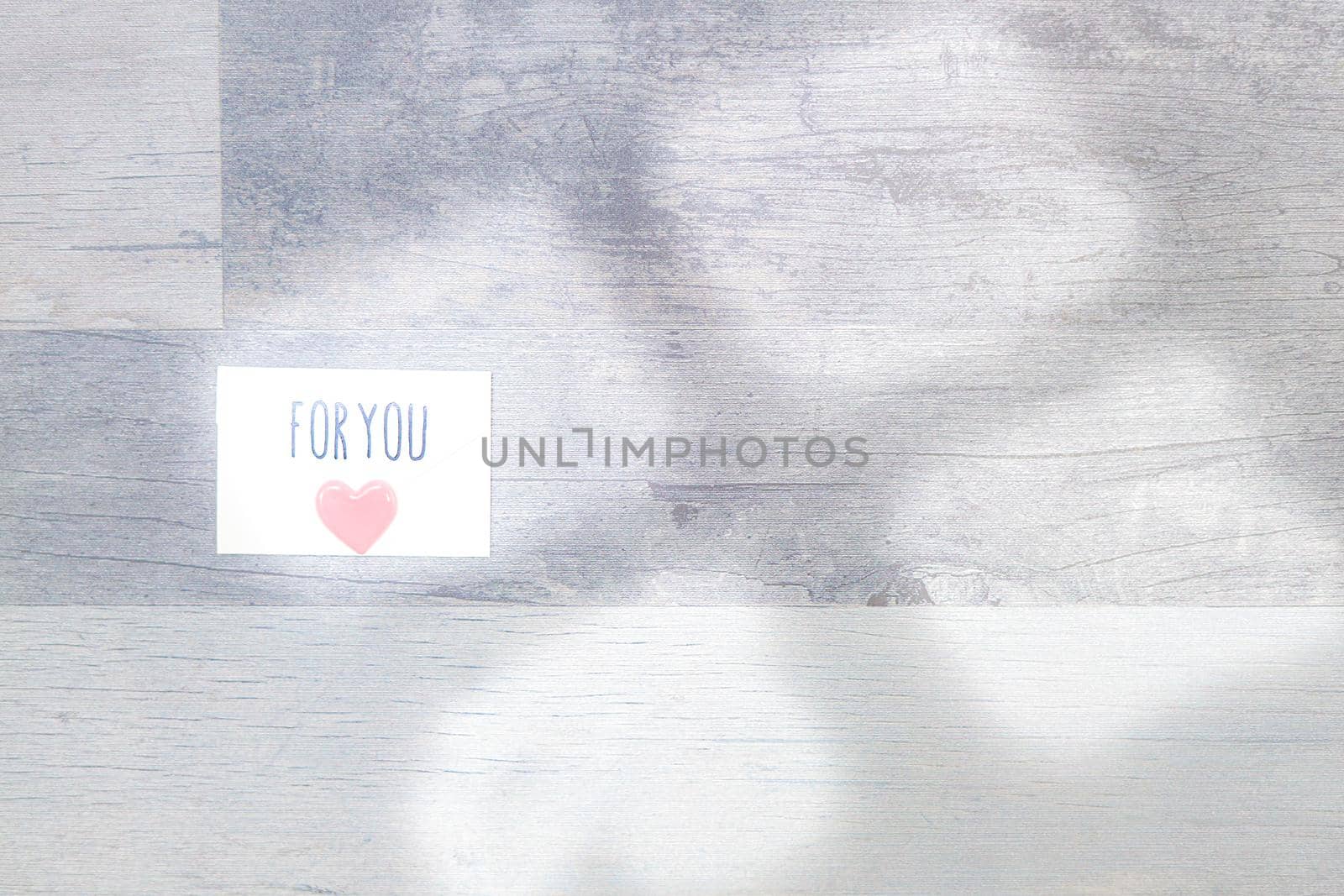 Love letter placed on the floor. Shooting Location: Yokohama-city kanagawa prefecture