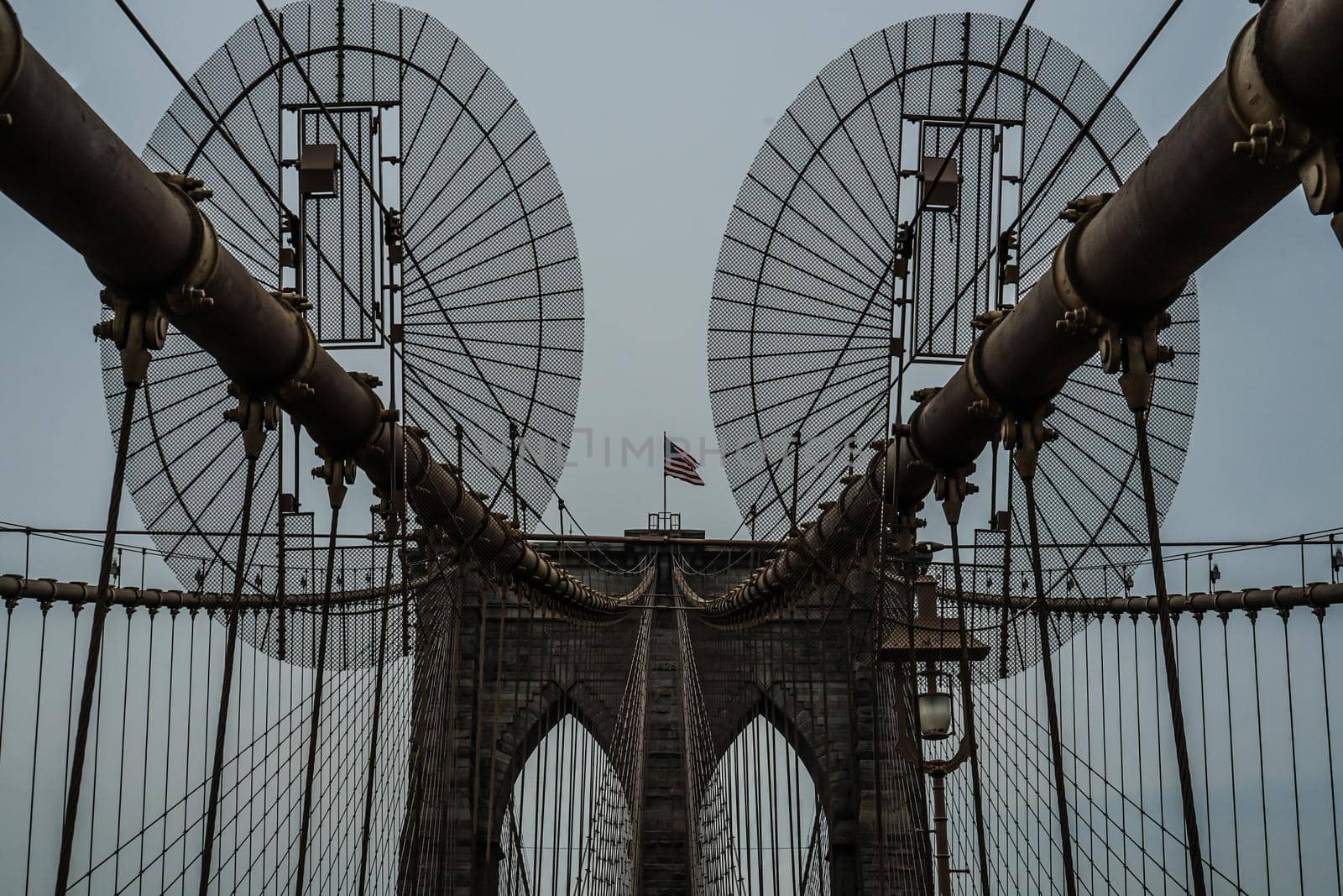 Brooklyn Bridge (USA New York). Shooting Location: New York, Manhattan