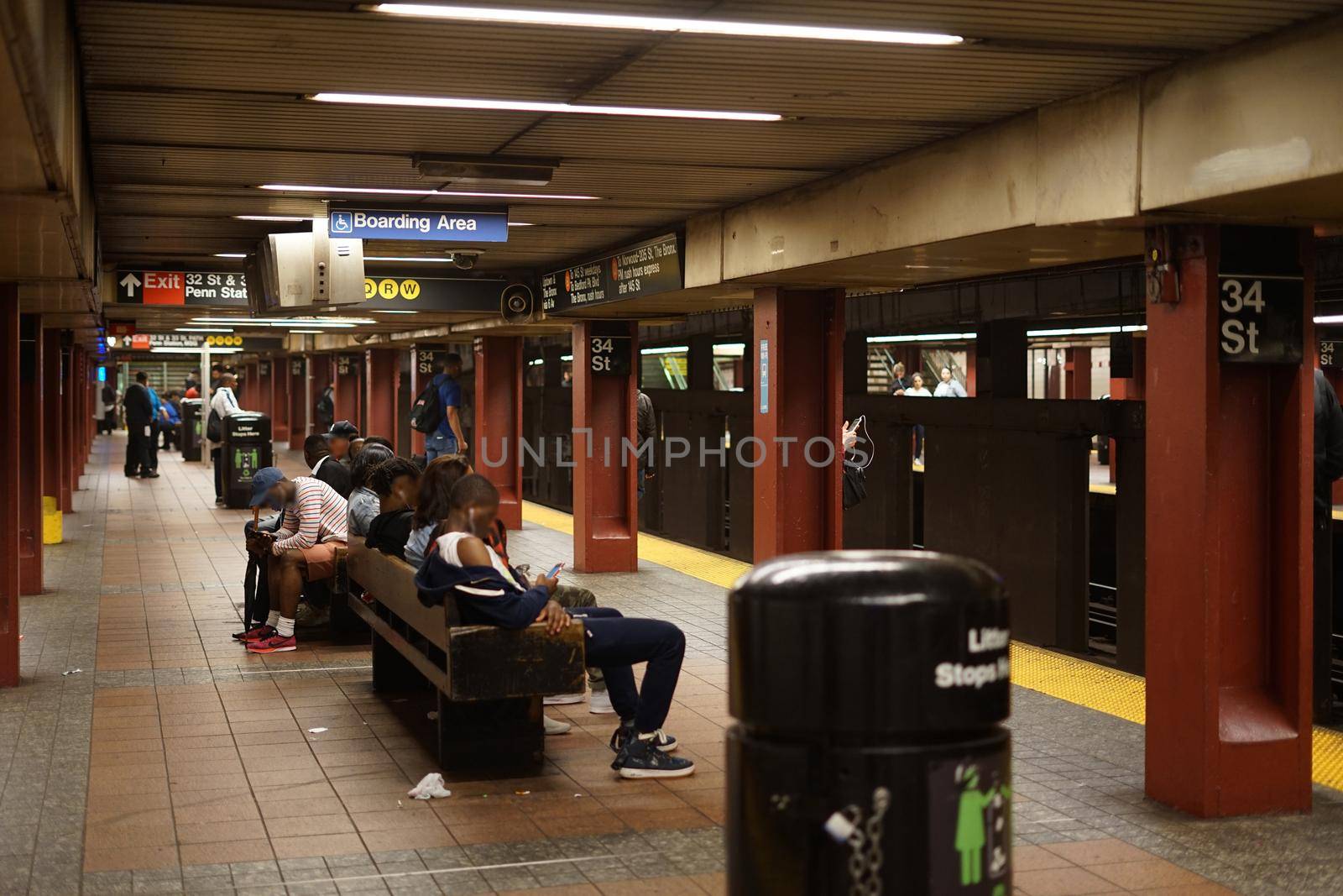 New York Subway Image. Shooting Location: New York, Manhattan