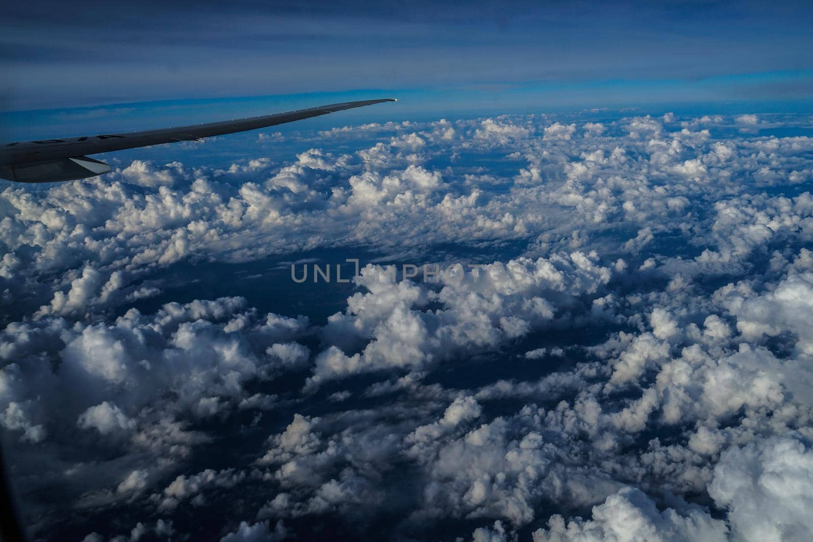 Landscape seen from the plane. Shooting Location: New York, Manhattan