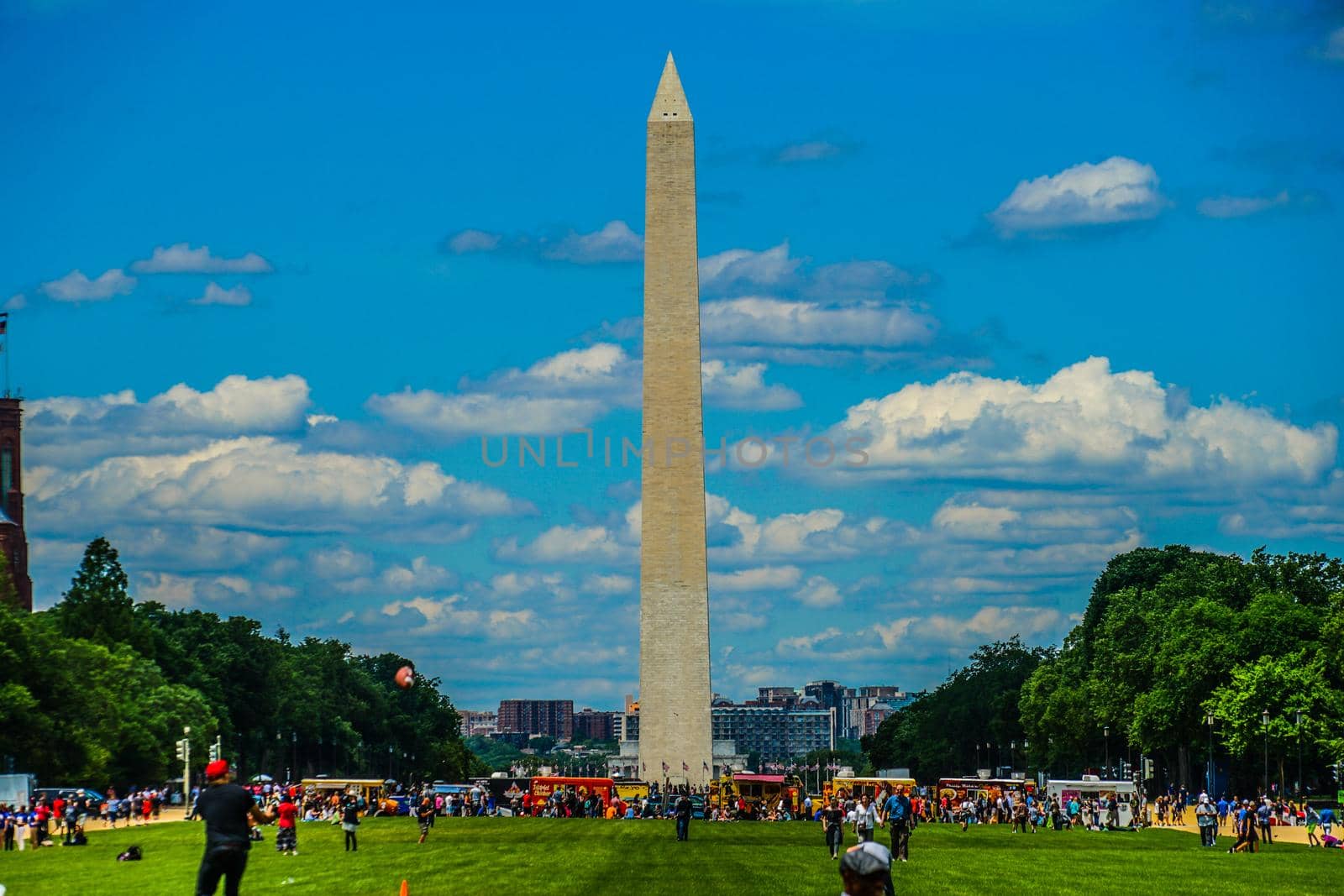 Washington Memorial Tower (Washington DC) Image. Shooting Location: Washington DC