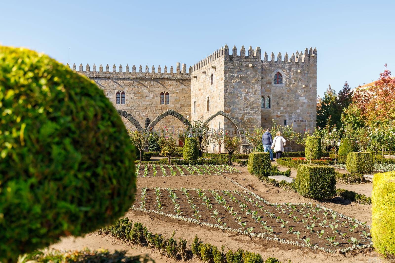 Garden of Santa Barbara in Braga Portugal by AtlanticEUROSTOXX