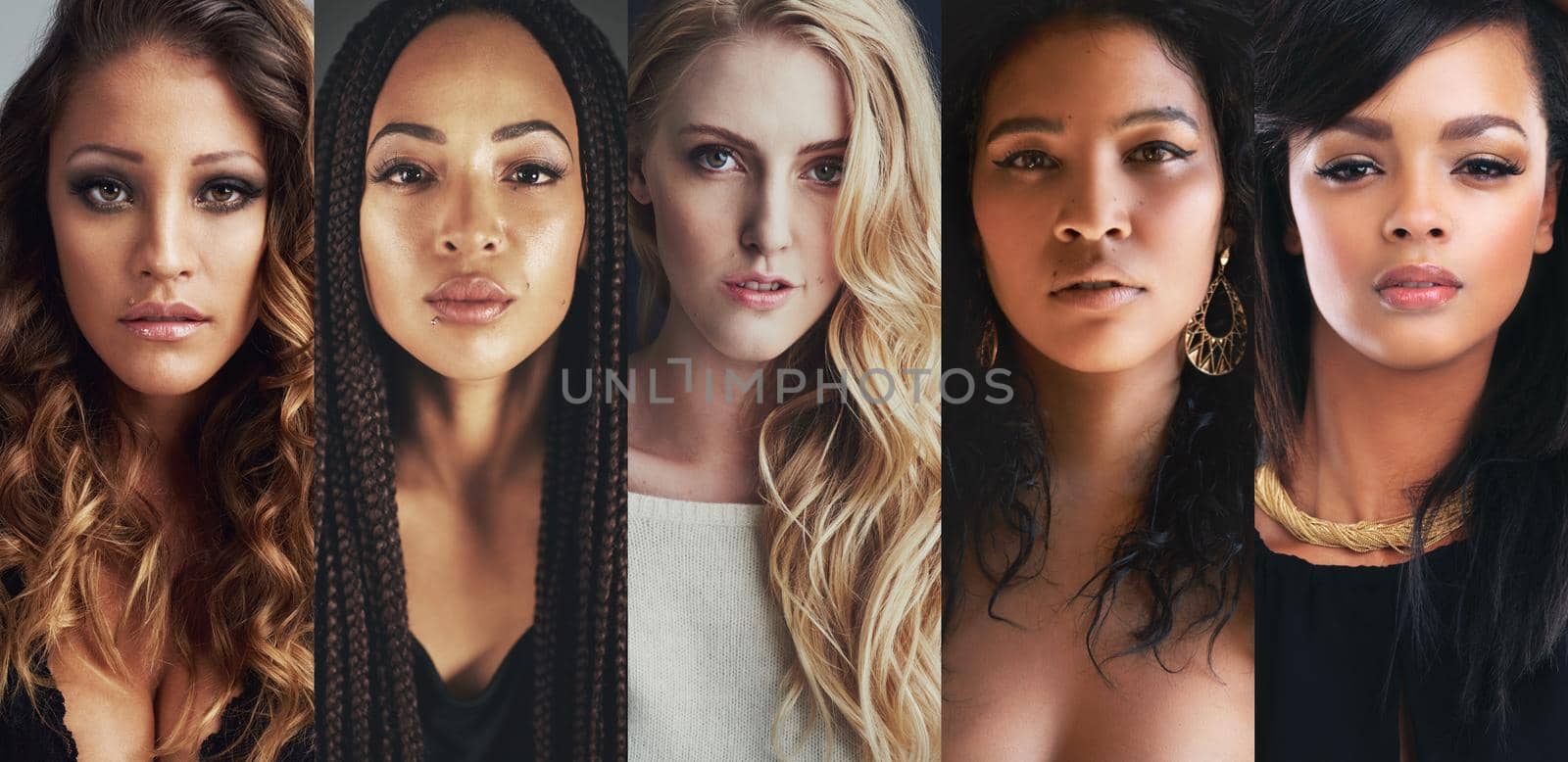 Be bold. Composite image of a diverse group of people. by YuriArcurs