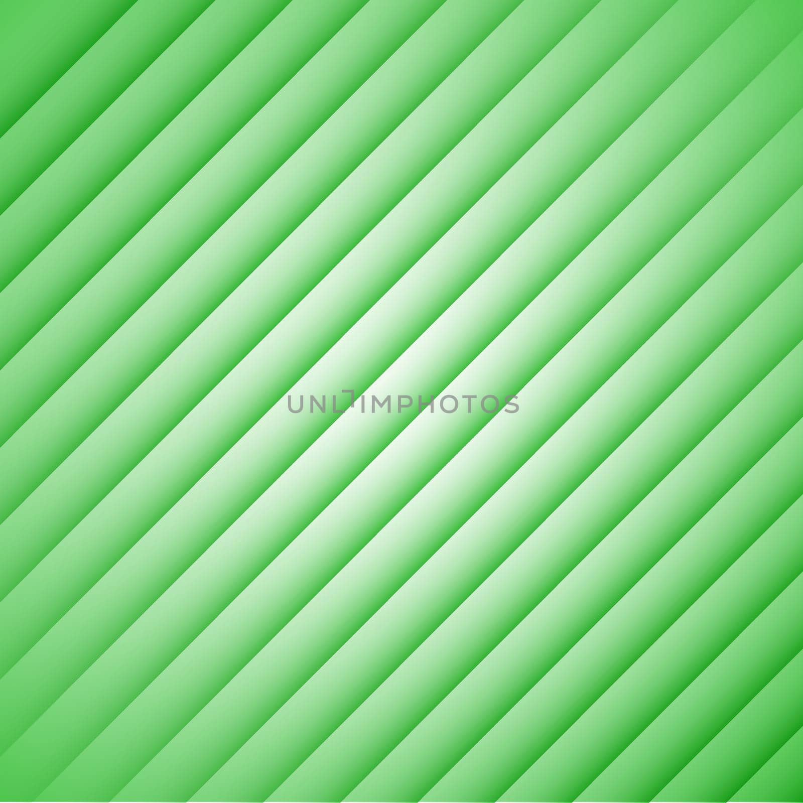 Abstract green stripes on a white background.