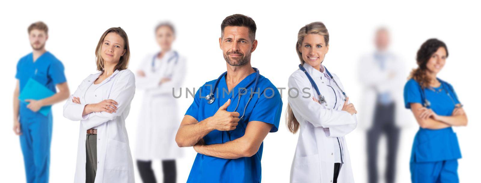 Group of medical doctors by ALotOfPeople