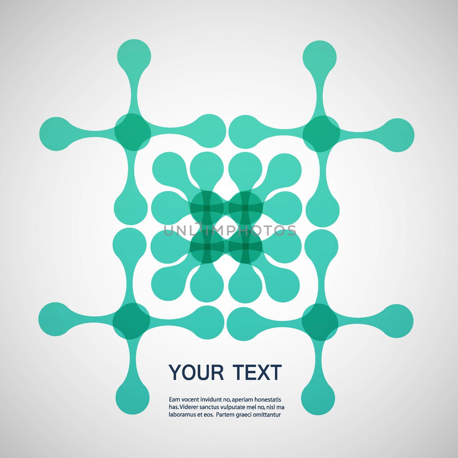Vector creative technology and molecule icon eps10  by Haisonok