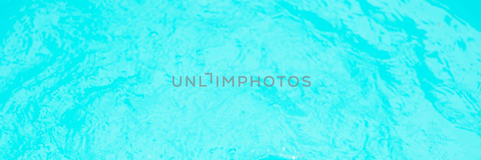 BANNER Abstract real nature water surface texture copy space soft abstract background as sky or fabric. Turquoise Light bright blue colour. Design Simplicity Minimalism Infinity Romantic mood.