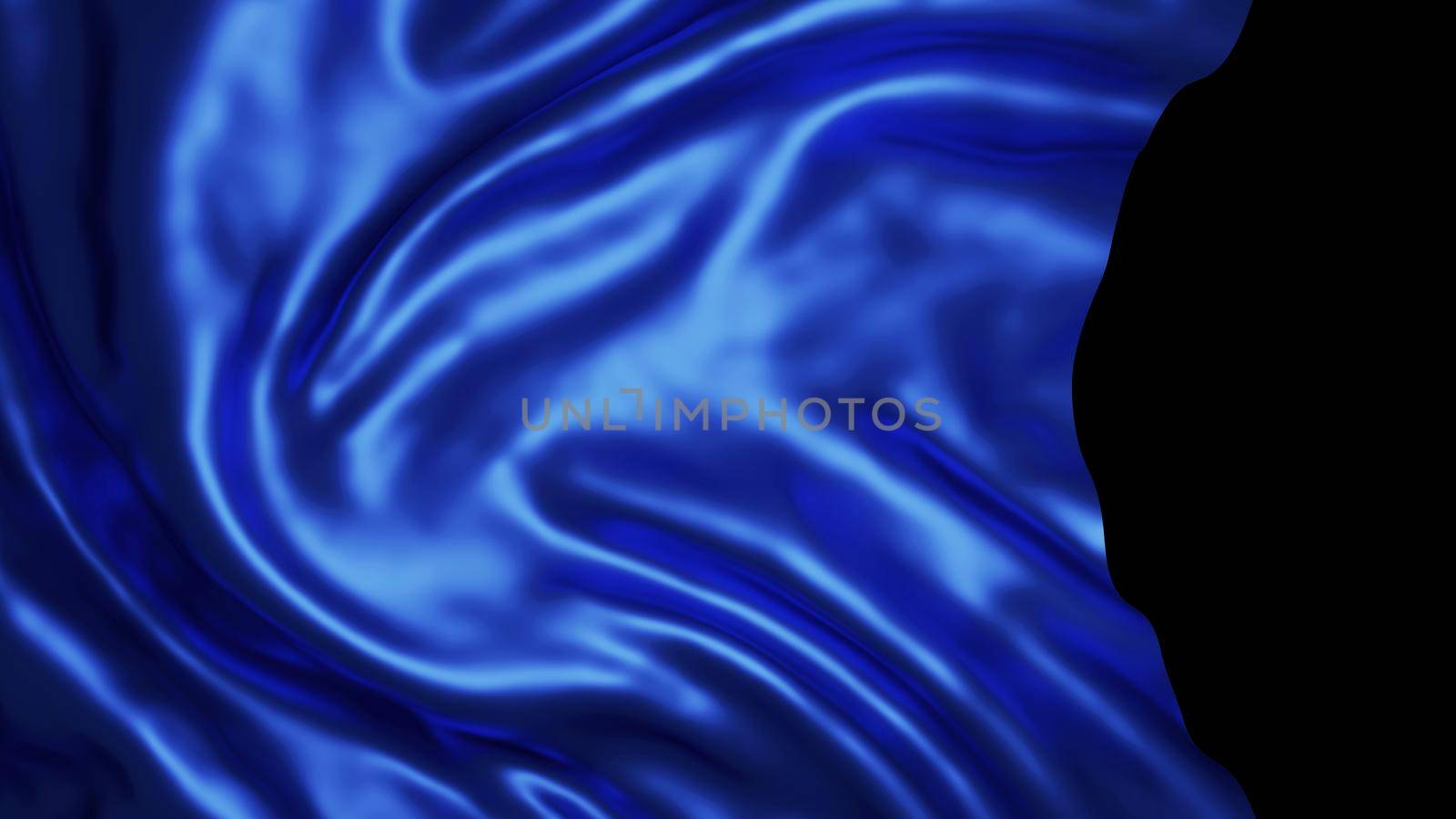 Blue luxury fabric background 3d render by Myimagine