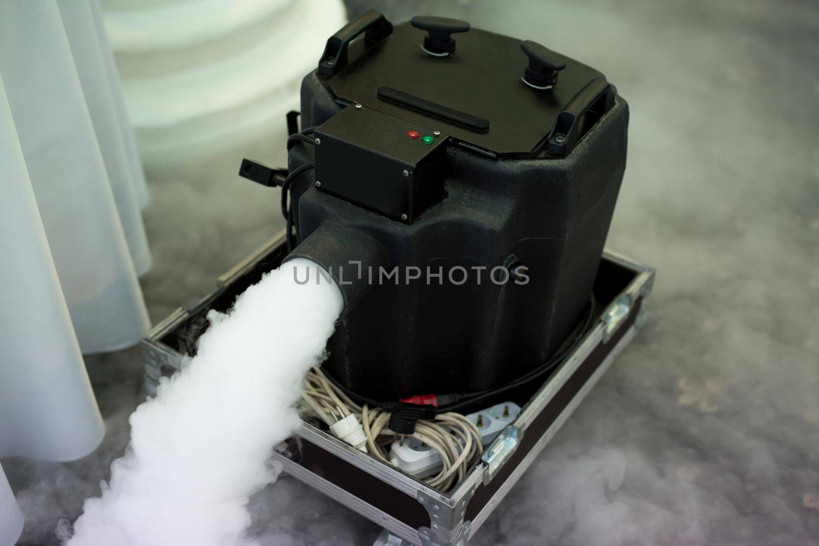 Modern smoke and fog, dry ice device. by StudioPeace