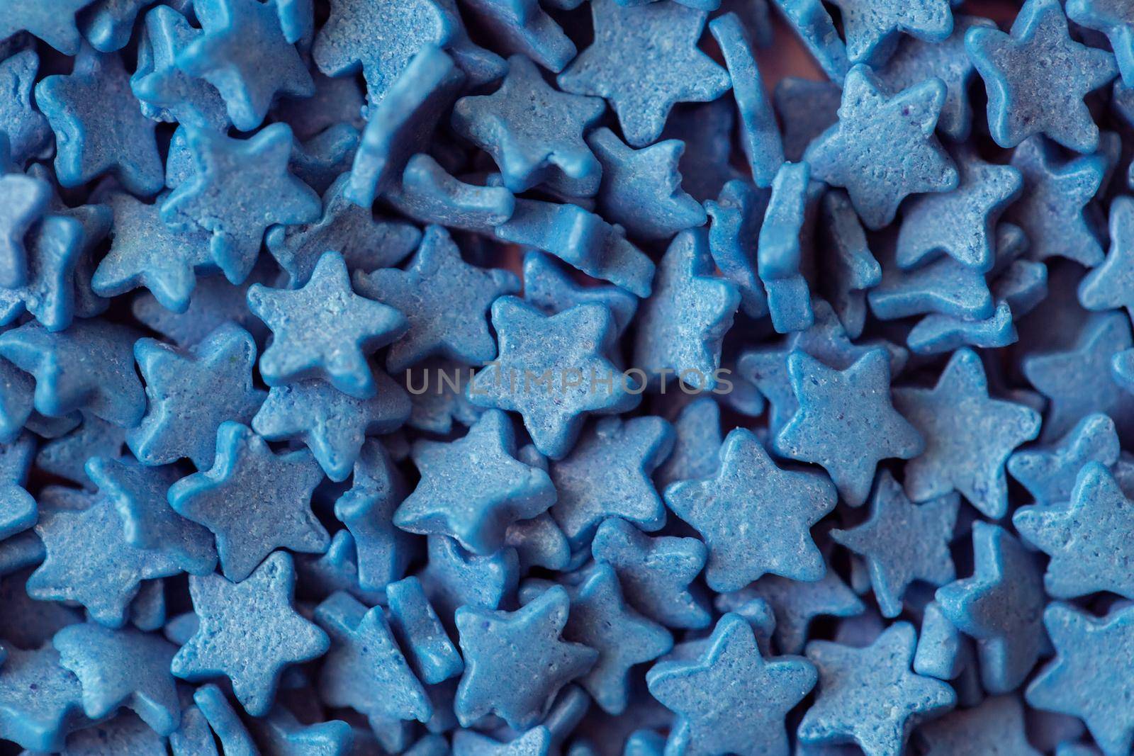 Background of small stars for decorating sweets.